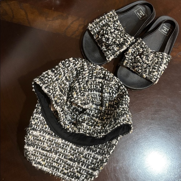 Janie and Jack Black and White Kids Matching Set - Picture 3 of 3